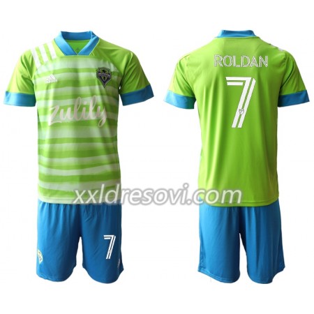 Seattle Sounders Roldan 7 Domaći Dječji Komplet Dresovi za Nogomet 2020-2021 (+ kratke hlače)